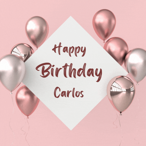 Happy Birthday Carlos (Animated gif)