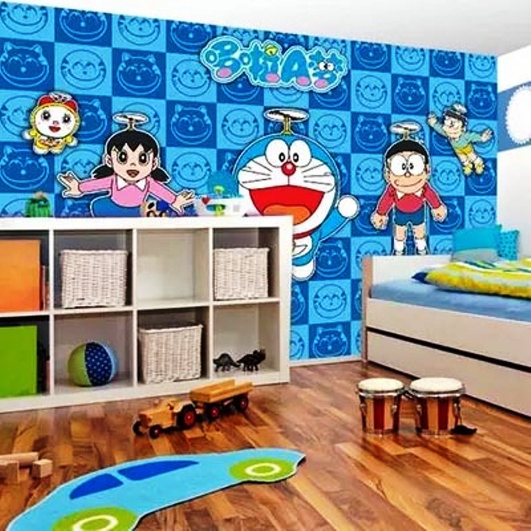 Desain Kamar Gambar Doraemon - Hontoh