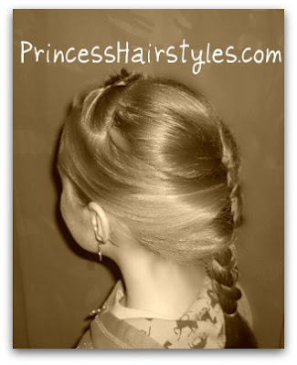 snow white french braid