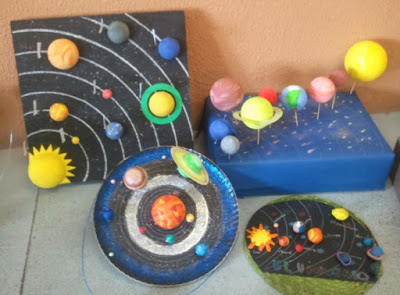 Maqueta escolar del Sistema Solar