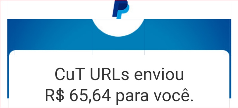 prova de pagamento do encurtador de links Cuturls