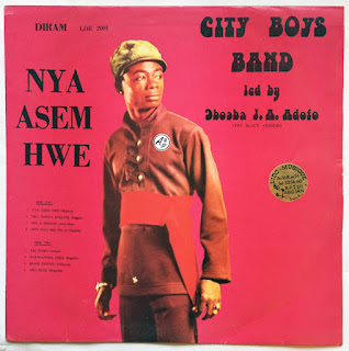 City Boys Band  Led By Obuoba J. A. Adofo (The Black Chinese) "Nya Asem Hwe" 1977 Ghana Afrobeat Highlife