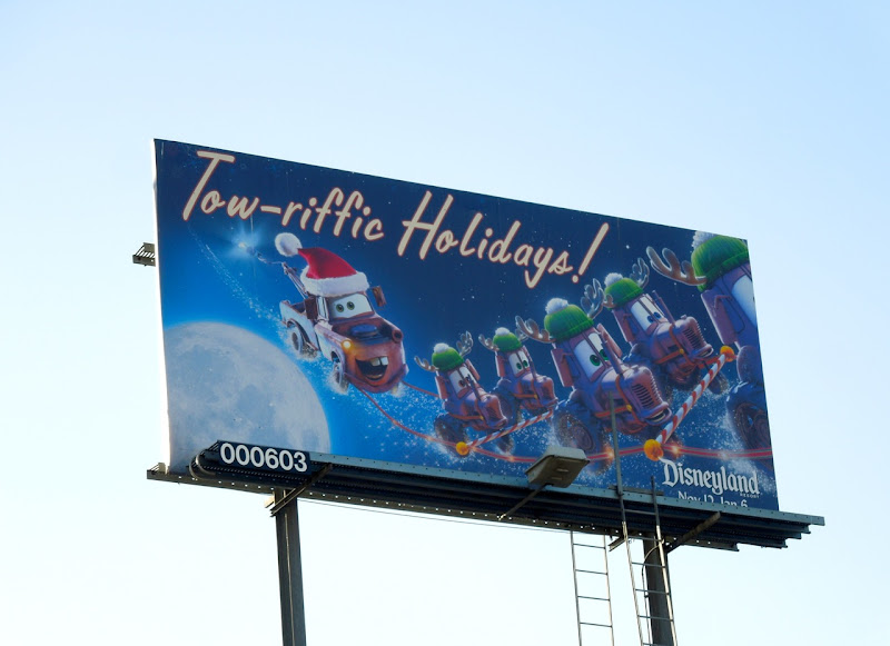 Disneyland Mater Cars billboard