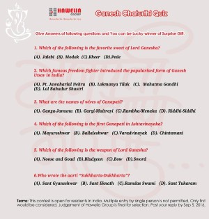 Ganesh Chaturthi Quiz Contest
