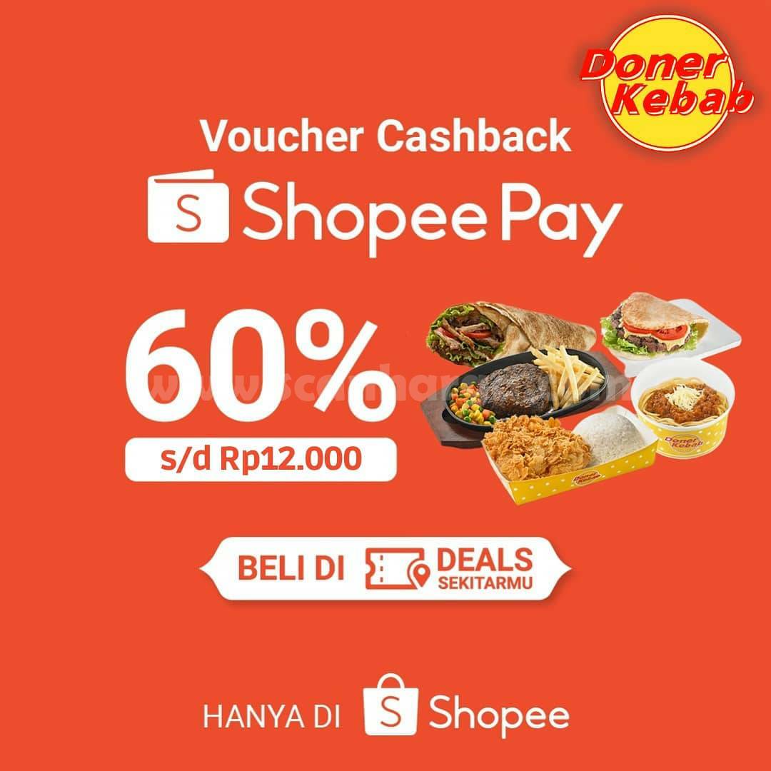 DONER KEBAB Promo ShopeePay! Dapatkan Voucher Cashback 60%