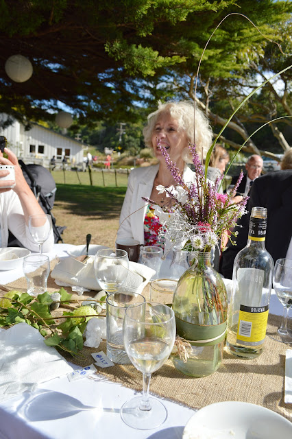 Wild flower centrepieces - photographed by Amy MacLeod