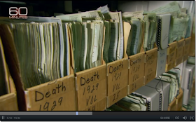 Alabama death certificate “volumes” look like they have been disassembled and placed in boxes.