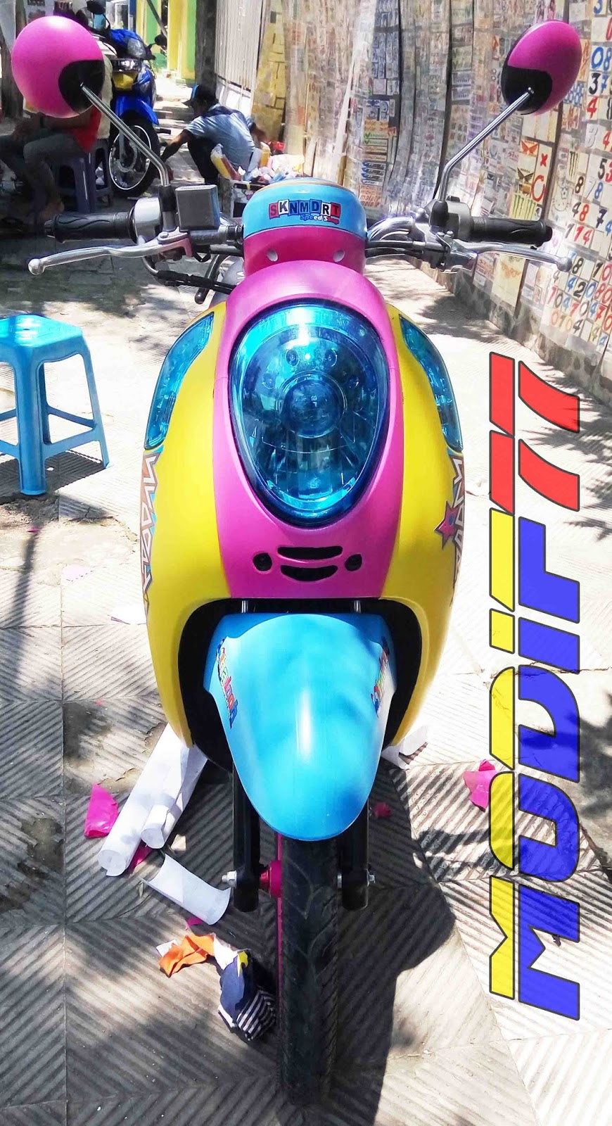 Modifikasi Scoopy Thai Look Lover Chik PMKS MODIF 77