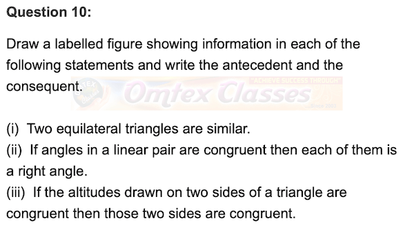 Chapter 1 - Basic Concepts In Geometry, Mathematics Part II Solutions for Class 9 Math, Problem Set No. 1,