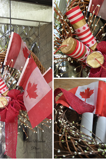 Canada Day Wreath