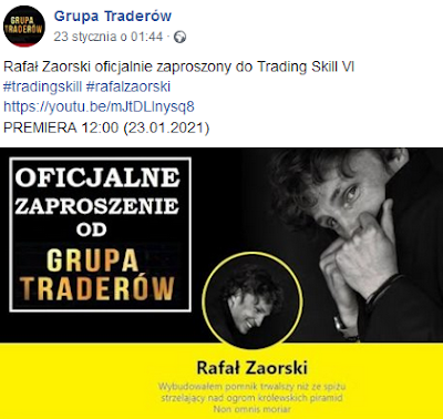 Rafał Zaorski zaproszenie do konkursu