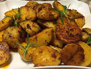 Papas al horno de microondas