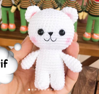 PATRON GRATIS OSO POLAR AMIGURUMI 67517