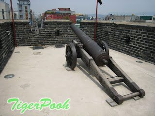 水原華城の長安門の大砲