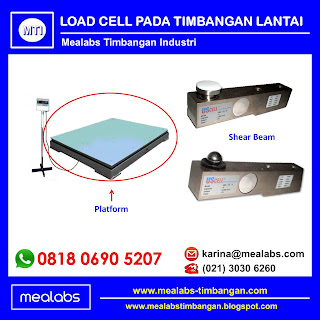 Load Cell pada Timbangan Lantai