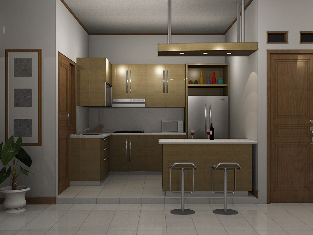  Desain  Dapur Minimalis  berlokasi di bandung Rumah Desain  