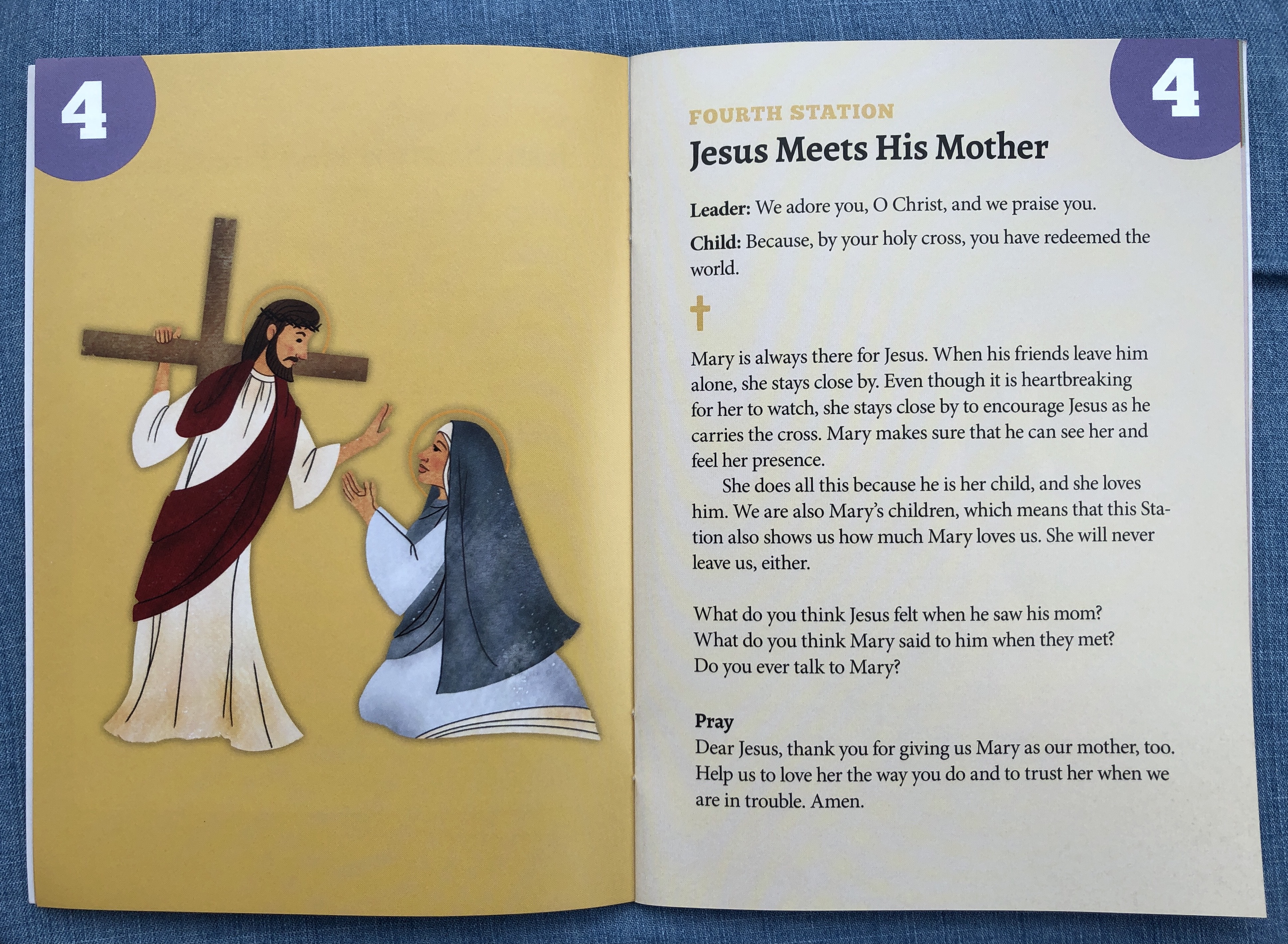 Printable Stations of the Cross for Children (Booklet and Reflections)
