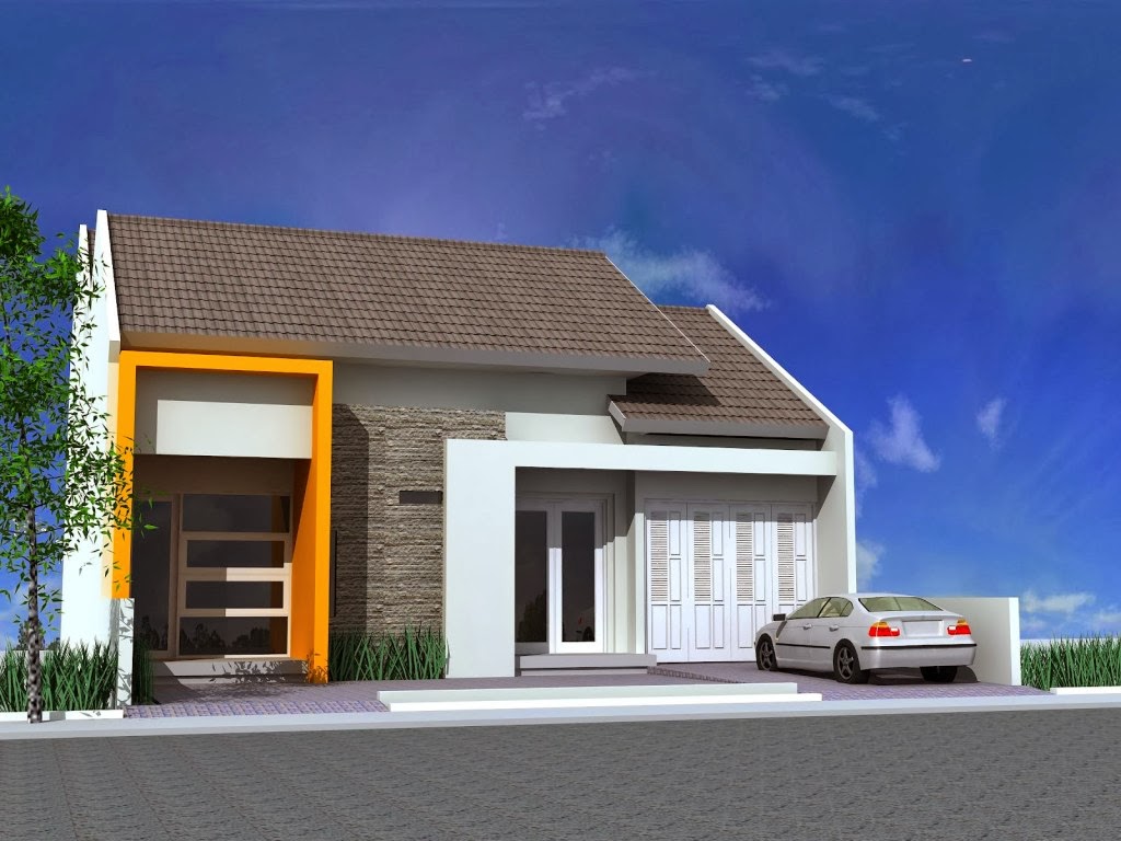 Desain Rumah  4 Kamar  Tidur  1 Lantai