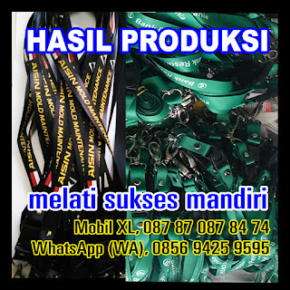 spanduk instant melati sukses mandiri lanyard tali id 