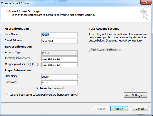 Cara Setting akun di Microsoft Office Outlook 2007  Yaya 