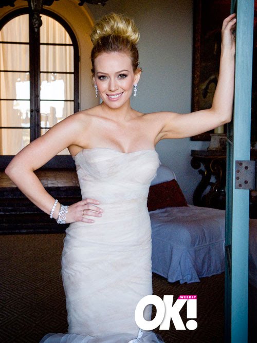 hilary duff wedding pics. Hilary Duff wore a gorgeous