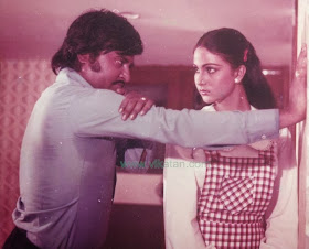 Rajinikanth & Rathi in 'Kazhugu' (1981) Tamil Movie
