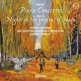 Ravel, Falla piano concertos - Steven Osborne - Hyperion