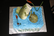 A bass fish to celebrate the 70th birthday of an avid fisherman. (img )