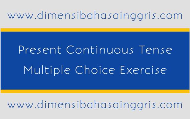 DBI - Soal dan Jawaban: Present Continuous Tense PG Free PDF