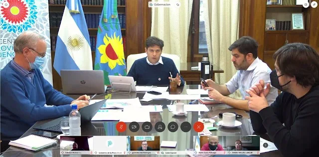 Kicillof mantuvo una reunión con intendentes de la región