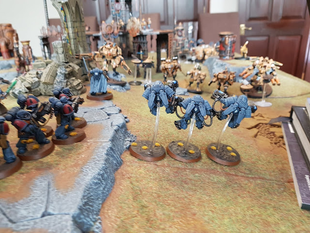 Warhammer 40k battle report - Maelstrom of War - Cleanse and Capture - 1500 points - T'au vs Space Wolves