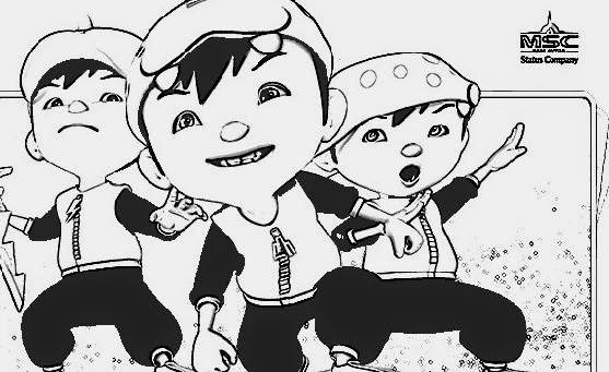  Mewarnai Gambar Boboiboy Gambar Mewarnai Lucu