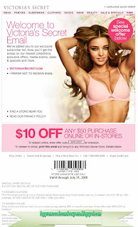 Free Printable Victoria's Secret Coupons