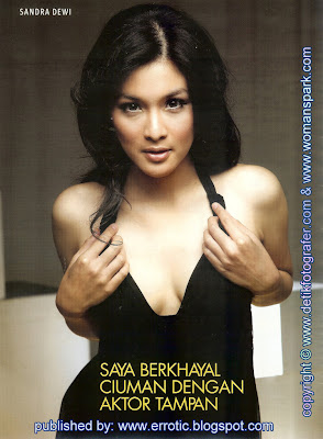 sandra dewi sexy photo on magazine (3)