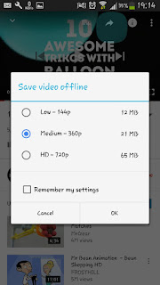 Youtube now let you save videos for offline purposes