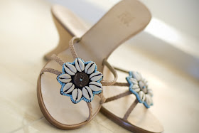 Beach Wedding Shell Sandal by Pelle Moda