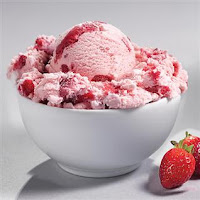 es krim stroberri