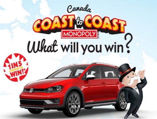 Mcdonalds Coast To Coast Monopoly Contest