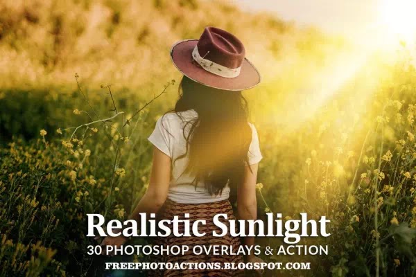 realistic-sun-light-photoshop-overlays-and-action-0