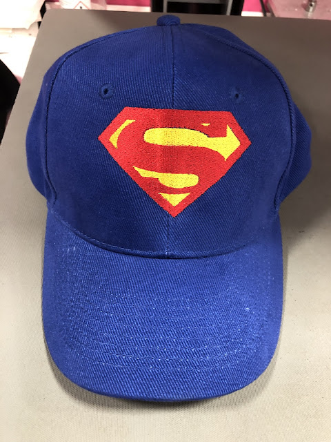 Broderie sur casquette (logo superman) Montpellier