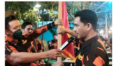 Andi Aan Nugraha Nahkoda Baru SAPMA PP Kabupaten Pinrang periode 2021-2023