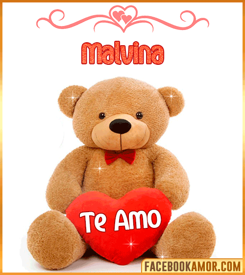 Te amo con peluche malvina