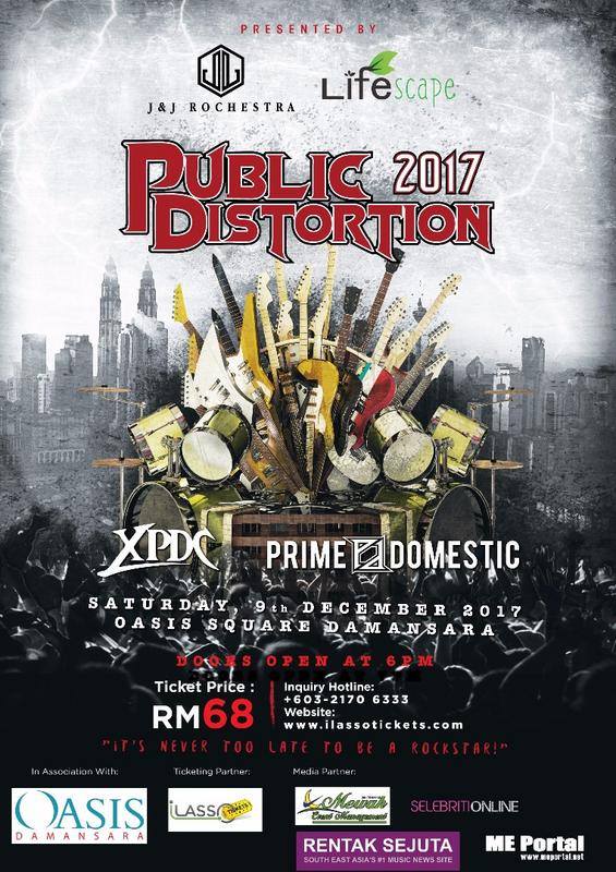 Event Konsert Public Distortion | 09122017