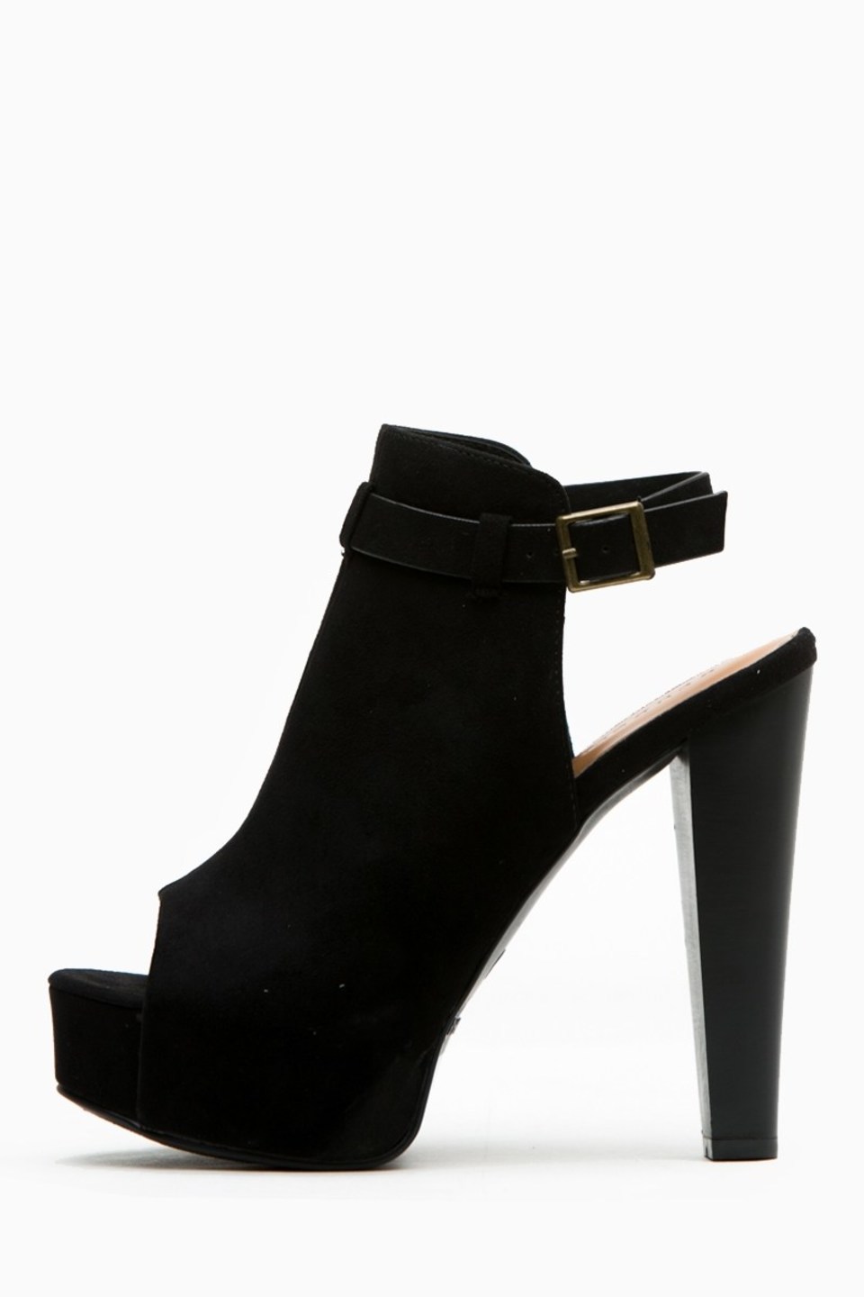 Heels Open Toe Closed Toe & Platform Charlotte Russe - Black Chunky Platform Heels