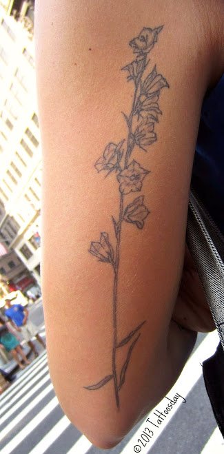Tattoosday A Tattoo Blog A Brief Glimpse At Megan S Bluebells On Fifth Avenue