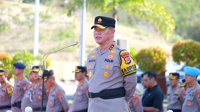 Situasi Aman Kondusif, Kapolda Sulteng Apresiasi Personel BKO Pengamanan TPS