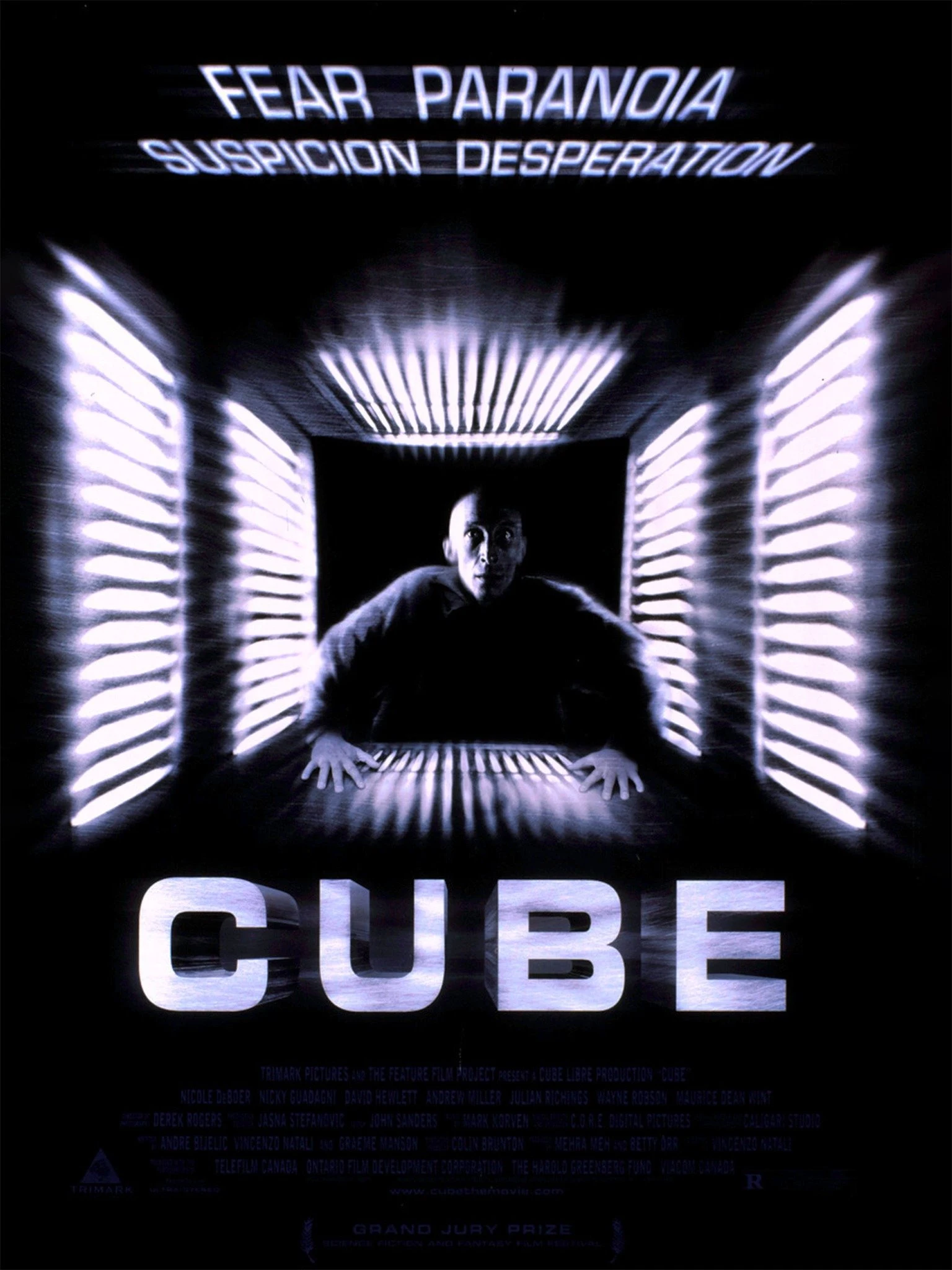 cube 1997 movie poster