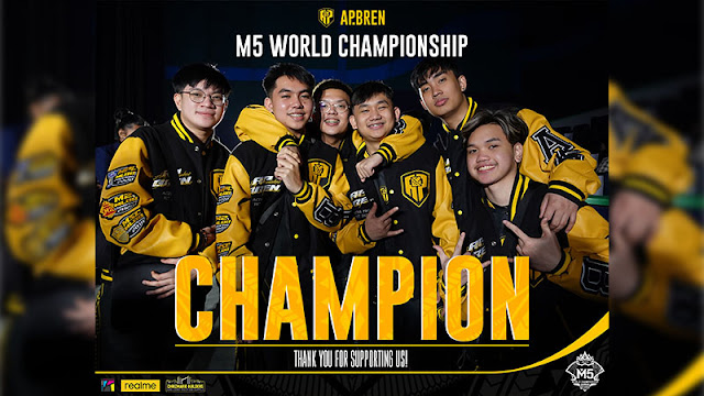 AP Bren are your Mobile Legends M5 World Champions