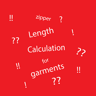 zipper, zipper length calculation, garments zipper, plastic zipper, vislon zipper, metal zipper, antic zipper, zipper teeth, zipper puller, zipper side tape