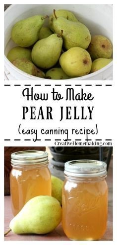 How To Can Pear Jelly